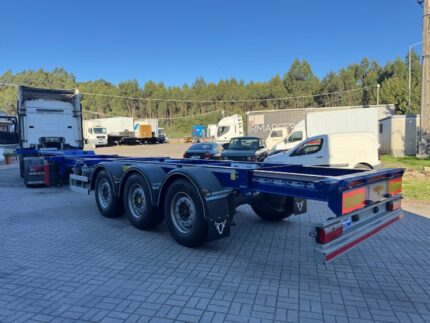 Semi-reboque Porta-contentores extensível VZ Trailer NOVO